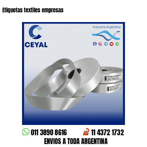 Etiquetas textiles empresas