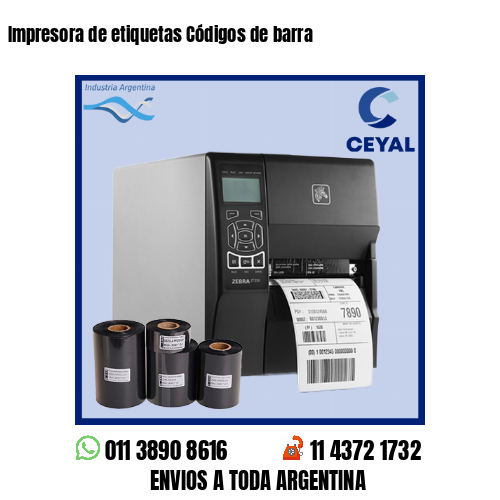 Impresora de etiquetas Códigos de barra