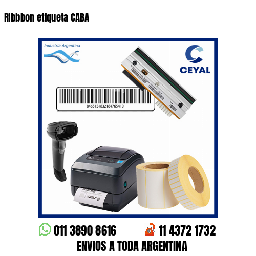 Ribbbon etiqueta CABA