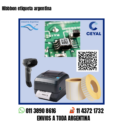 Ribbbon etiqueta argentina