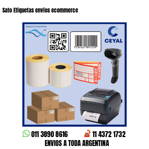 Sato Etiquetas envios ecommerce