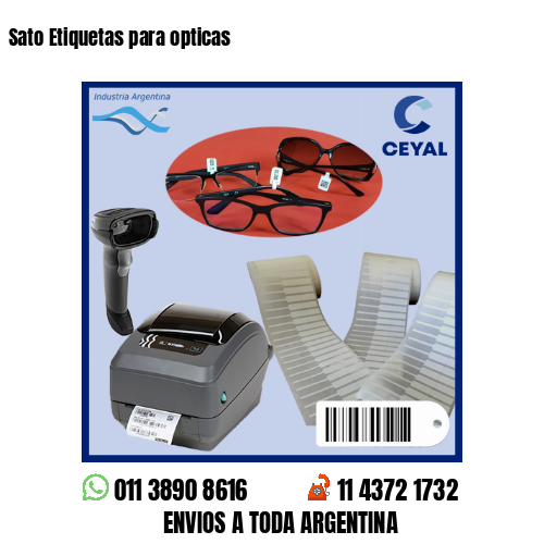 Sato Etiquetas para opticas