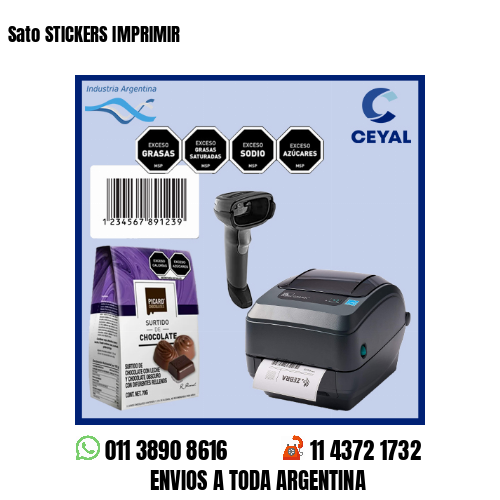 Sato STICKERS IMPRIMIR