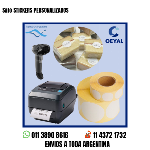 Sato STICKERS PERSONALIZADOS