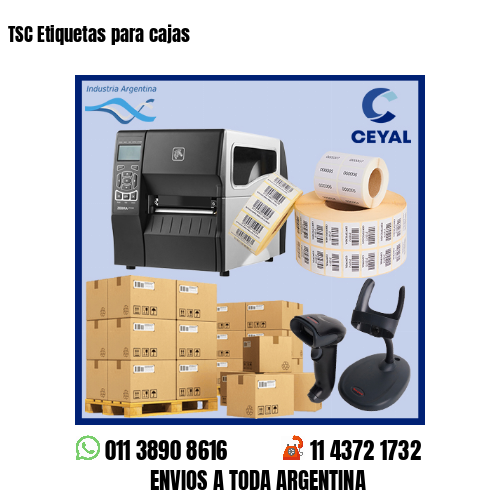 TSC Etiquetas para cajas