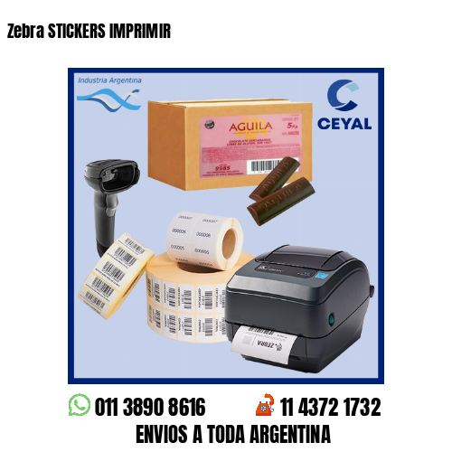 Zebra STICKERS IMPRIMIR