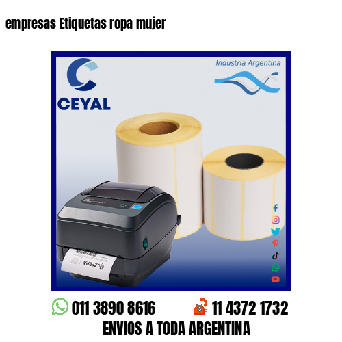 empresas Etiquetas ropa mujer