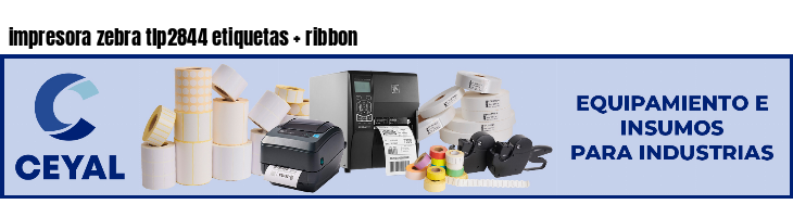impresora zebra tlp2844 etiquetas   ribbon