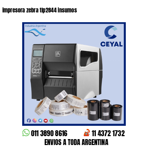 impresora zebra tlp2844 insumos