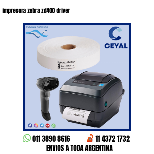 impresora zebra zd400 driver