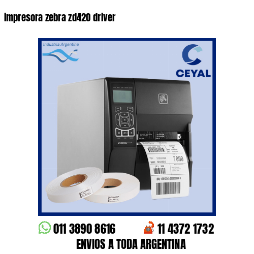 impresora zebra zd420 driver