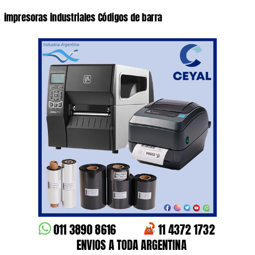 impresoras industriales Códigos de barra