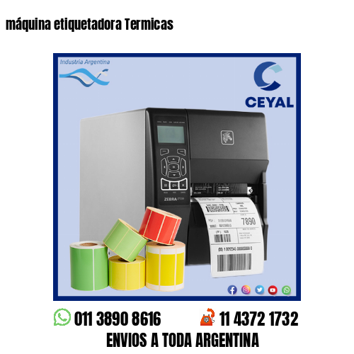 máquina etiquetadora Termicas
