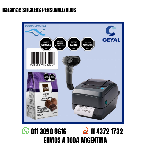 Datamax STICKERS PERSONALIZADOS