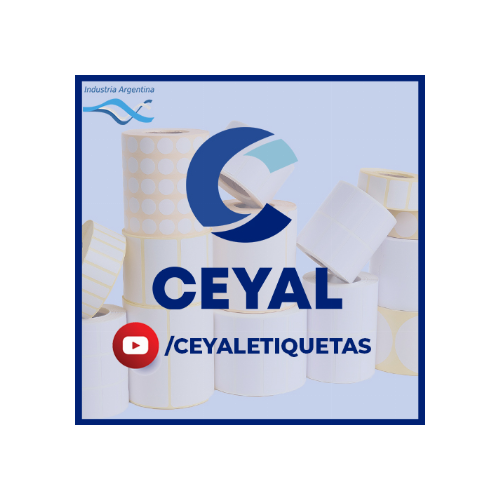 etiqueta térmica 64x32 mm caja x 5 mil