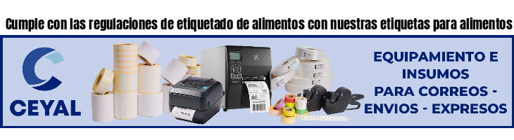 Cumple con las regulaciones de etiquetado de alimentos con nuestras etiquetas para alimentos .