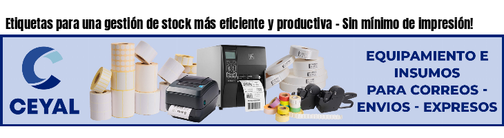 Etiquetas para una gestión de stock más eficiente y productiva - Sin mínimo de impresión!