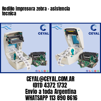 Rodillo impresora zebra – asistencia tecnica