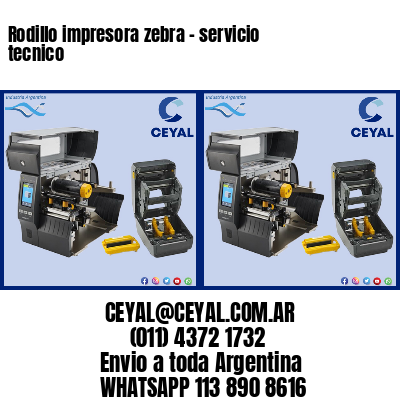 Rodillo impresora zebra – servicio tecnico