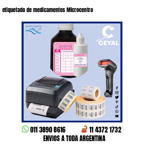 etiquetado de medicamentos Microcentro