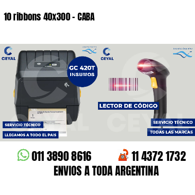 10 ribbons 40x300 - CABA