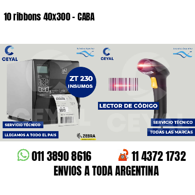 10 ribbons 40x300 - CABA