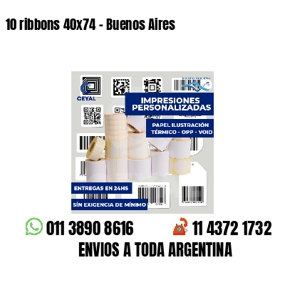 10 ribbons 40x74 - Buenos Aires