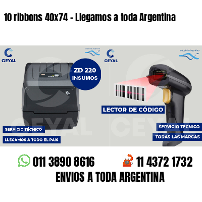 10 ribbons 40x74 - Llegamos a toda Argentina