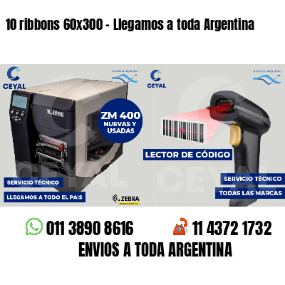 10 ribbons 60x300 - Llegamos a toda Argentina