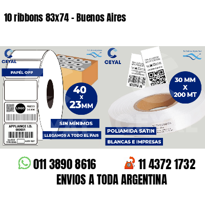 10 ribbons 83x74 - Buenos Aires