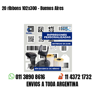 20 ribbons 102x300 - Buenos Aires