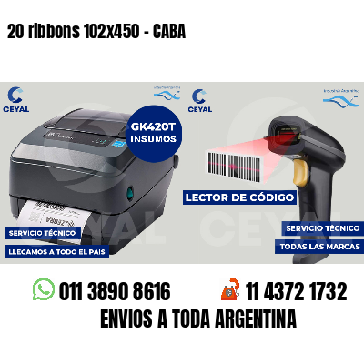 20 ribbons 102x450 - CABA