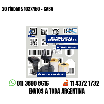 20 ribbons 102x450 - CABA