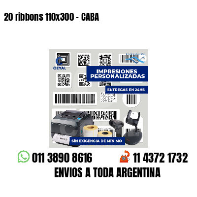 20 ribbons 110x300 - CABA