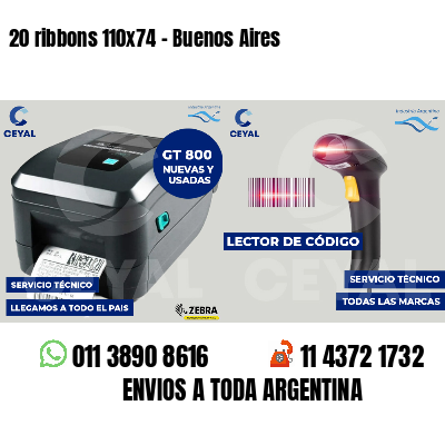 20 ribbons 110x74 - Buenos Aires