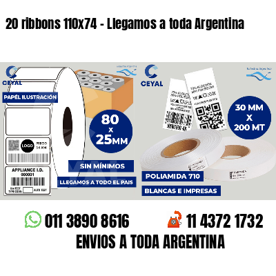 20 ribbons 110x74 - Llegamos a toda Argentina