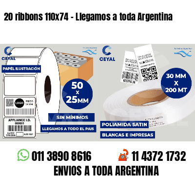 20 ribbons 110x74 - Llegamos a toda Argentina