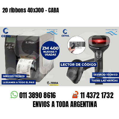 20 ribbons 40x300 - CABA