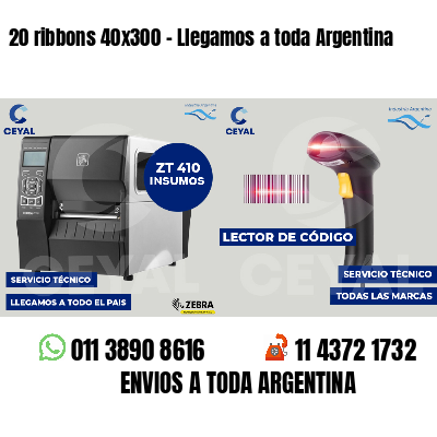 20 ribbons 40x300 - Llegamos a toda Argentina