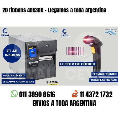 20 ribbons 40x300 - Llegamos a toda Argentina