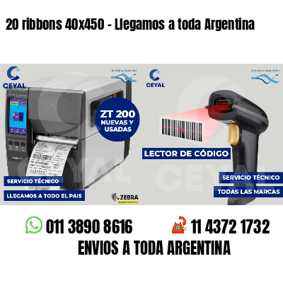 20 ribbons 40x450 - Llegamos a toda Argentina