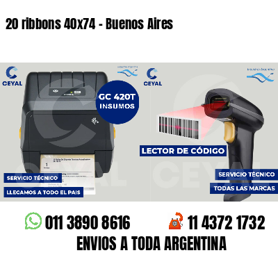 20 ribbons 40x74 - Buenos Aires