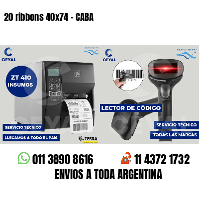 20 ribbons 40x74 - CABA