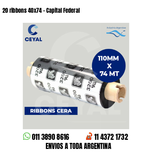 20 ribbons 40×74 – Capital Federal