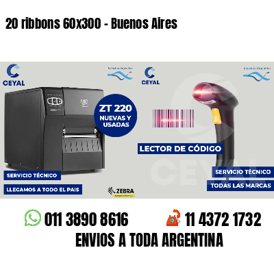 20 ribbons 60x300 - Buenos Aires