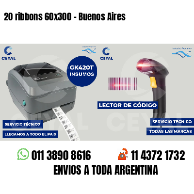 20 ribbons 60x300 - Buenos Aires