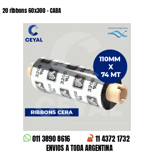 20 ribbons 60×300 – CABA