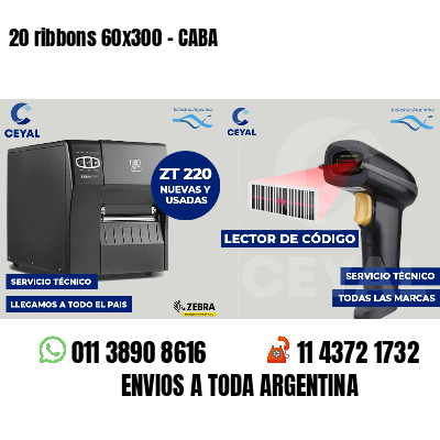 20 ribbons 60x300 - CABA