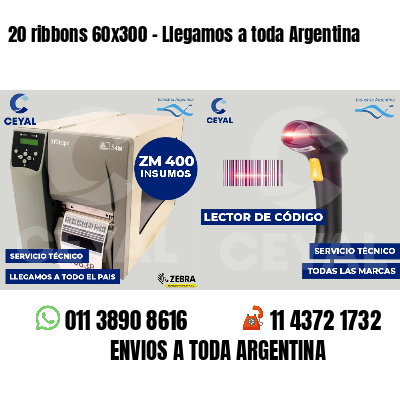 20 ribbons 60x300 - Llegamos a toda Argentina