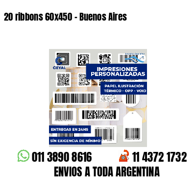 20 ribbons 60x450 - Buenos Aires